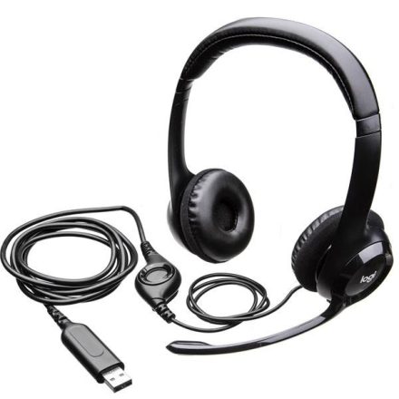 HDS Logitech H390 Headset - Fekete