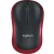 Logitech M185 fekete/piros vezeték nélküli egér
