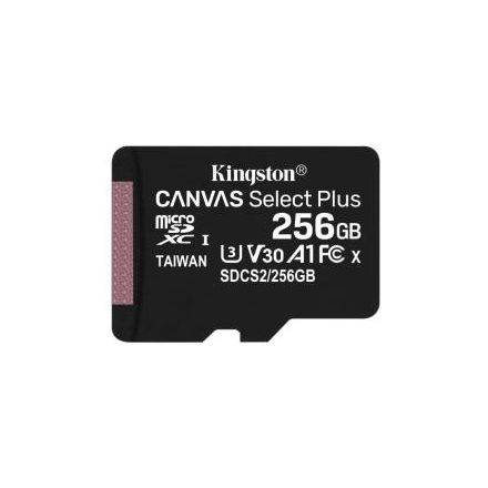 microSD memóriakártya 256GB + Adapter Kingston SDCS2/256GB