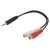 Jack 3,5 apa stereo - 2xRCA anya AC17