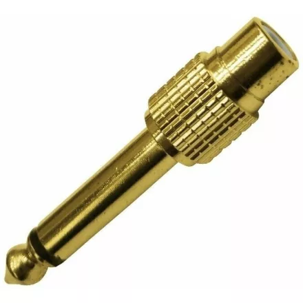 Jack 6,3 apa mono - 1xRCA anya Soundking CC 302 (arany)
