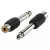 Jack 6,3 apa mono - 1xRCA anya Valueline AC-021 műanyag