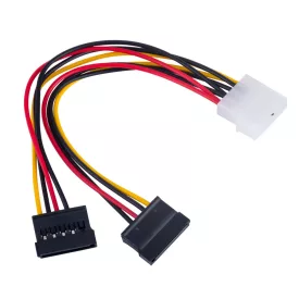 MOLEX apa - 2xSATA anya kábel
