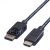 HDMI apa - DisplayPort apa kábel 1,5m Value 11.99.5779