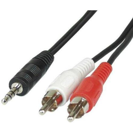 Jack 3,5 - 2 x RCA 5m Goobay 50195