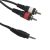 Jack 3,5 apa ST - 2xRCA apa kábel 3m Accu-Cable ADJ AC-J3S-2RM/3