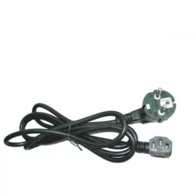 Tápkábel 1,8m 220V 90° Cablexpert PC-186A-VDE fekete