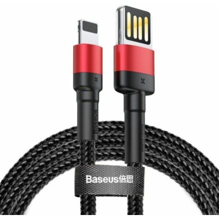 USB - Lightning kábel 1m Baseus CALKLF-G91 black/red