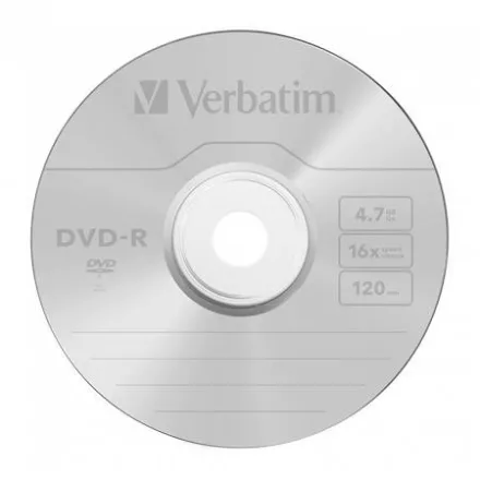 Üres DVD-R lemez 16X Verbatim