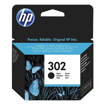 Tintapatron HP 302 Fekete (F6U66AE BA3) Eredeti