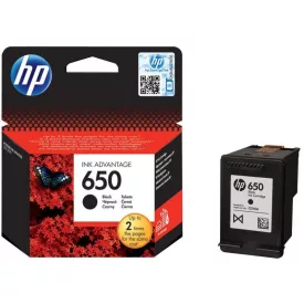 Tintapatron HP 650 (CZ101AE BHK) Fekete eredeti