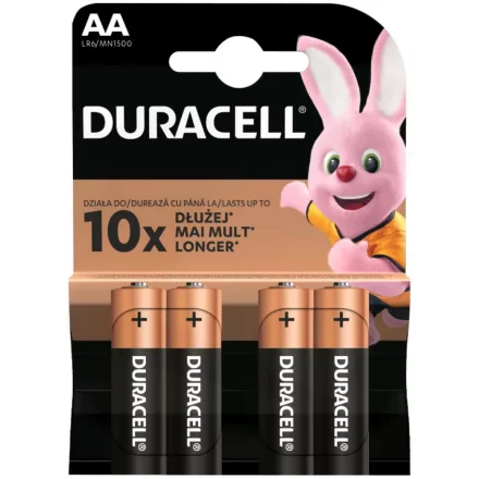 Elem Ceruza AA Duracell LR6 MN1500 (4db/csomag)