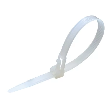 Kábelkötegelő nyitható 250x7,6mm fehér Tracon 260-NY