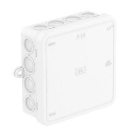   Kötődoboz 100x100x40 IP55 műanyag pattintós fehér OBO A14