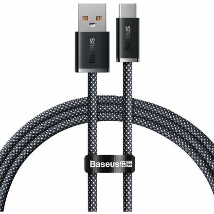 Baseus USB - Type-C kábel 1m 100W szövet fekete CALD000616