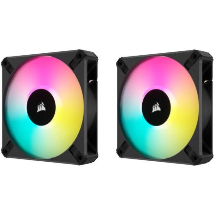 Corsair iCUE AF140 RGB ELITE Dual Pack Black