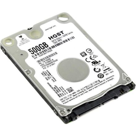 HDD 2,5" 500GB 7200rpm 32MB HGST Z7K500-500 (használt 100%)