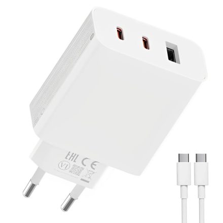 Xiaomi 67W GAN charger 2C1A + Type-C - Type-C kábel