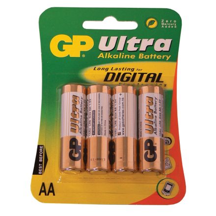 GP Ultra Alkaline Battery 4+2 AA elem csomag