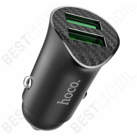 Hoco Z39-B autós töltő 2xUSB 18W