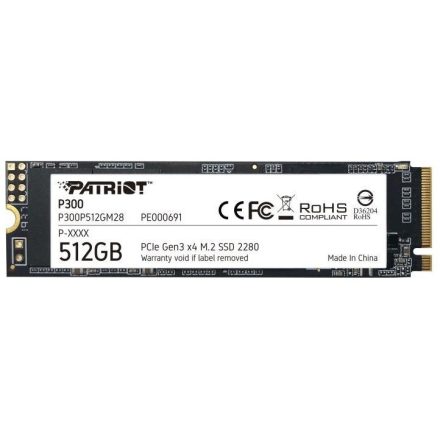 Patriot P300 512GB M.2 NVMe SSD