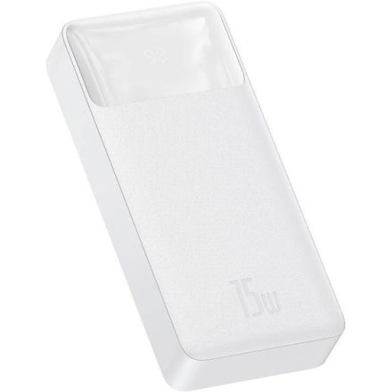 Power Bank 20 000 mAh 15W Baseus Bipow fehér