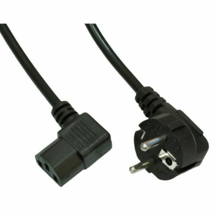 Akyga AK-PC-02A 1.5m 90 fokos tápkábel
