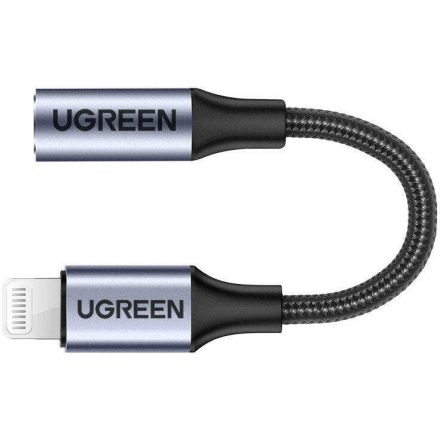 Ugreen US211 Lightning - Jack 3.5mm audio adapter fekete (30756)