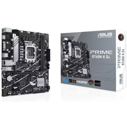 Asus PRIME B760M-K D4 (90MB1DS0-M1EAY0) LGA1700, 2xDDR4 alaplap