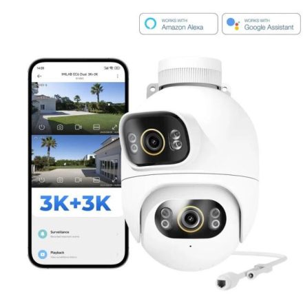 IMILAB EC6 Dual Pro 3K kültéri biztonsági kamera