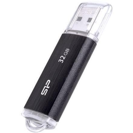 Pendrive 32GB Silicon Power Ultima U02 fekete USB 2.0 (SP032GBUF2U02V1K)