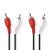 Nedis CAGL24200BK15 audio kábel 1,5 M 2 x RCA Fekete