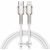 Baseus Cafule USB-C-Lightning töltőkábel, PD, 20W, 1 m, fehér (CATLJK-A02)