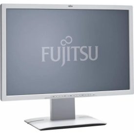   Fujitsu B24W-7 fehér monitor (24" 1920×1200 / IPS / 5ms / DVI, VGA, DP / hangszóró)
