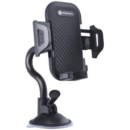 Telefon tartó szélvédőre, univerzális, Forcell Carbon Bracket A150