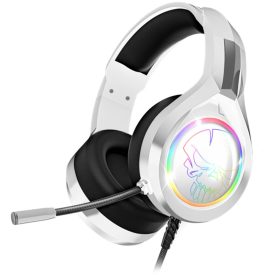  Fejhallgató headset vezetékes Spirit of Gamer PRO-H8 RGB fehér | jack 3.5mm