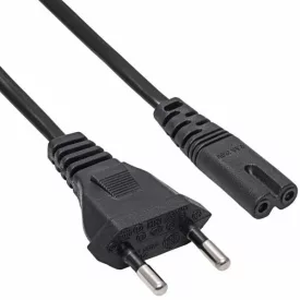 Akyga AK-RD-04A földeletlen tápkábel 0,5M