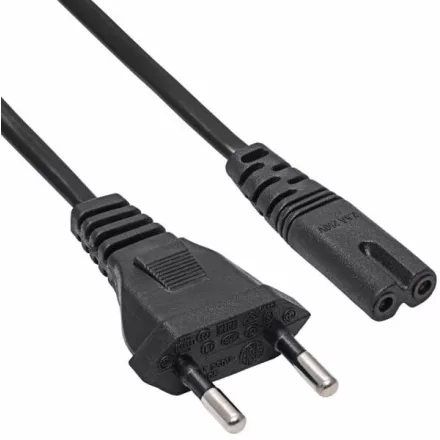 Akyga AK-RD-04A földeletlen tápkábel 0,5M