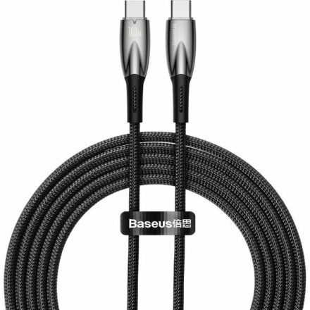 Baseus Glimmer USB-C - USB-C töltőkábel 100W 2m fekete