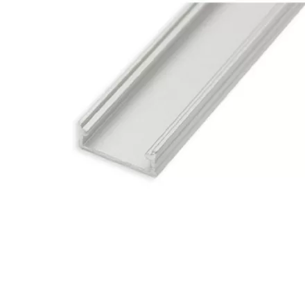 Alu profil LED szalaghoz, falon kívüli LL-01 (2m/db) Az ár 2m-re vonatkozik, fedél nélkül