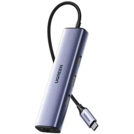 UGREEN 60554 USB HUB USB 3.0, 3x USB-A. 1x USB-C, 1xEthernet 1Gbit/s
