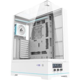DarkFlash DY450L Pro gépház, fehér (1xARGB venti)