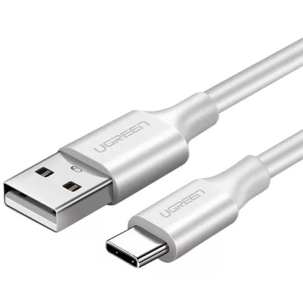 Ugreen US287 USB-A 2.0 - USB-C kábel 1m, fehér
