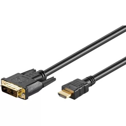 HDMI - DVI-D átalakító kábel 1,5m Goobay 51881