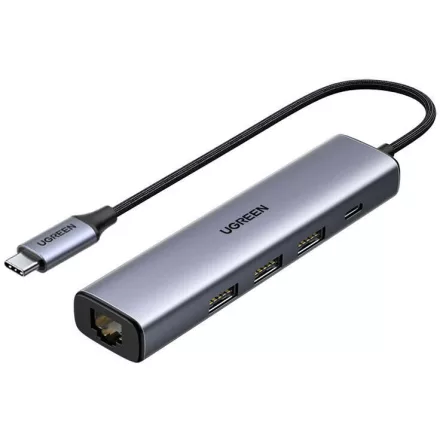 UGREEN CM639 USB-C Hub, 2xHDMI, 1xSD card, 2xUSB-C, 3xUSB-A, 1xRJ45
