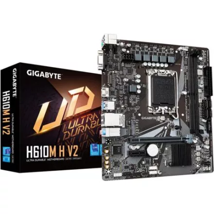GIGABYTE H610M H V2 Alaplap, LGA 1700, DDR5