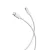 Type-C - Type-C kábel 1m Xiaomi 3A szövet fehér 60W