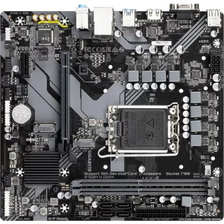 Gigabyte B760M H DDR4, LGA1700 alaplap