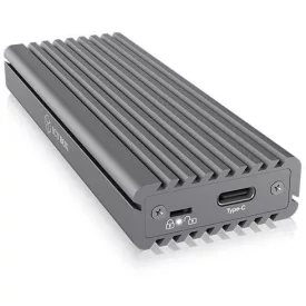 Raidsonic IcyBox IB-1817M-C31 USB-C NVMe SSD külső tok alu