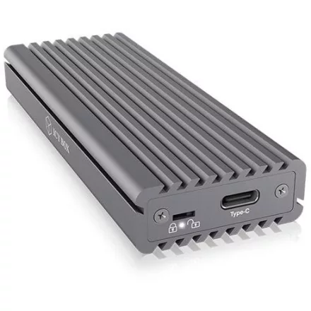 Raidsonic IcyBox IB-1817M-C31 USB-C NVMe SSD külső tok alu